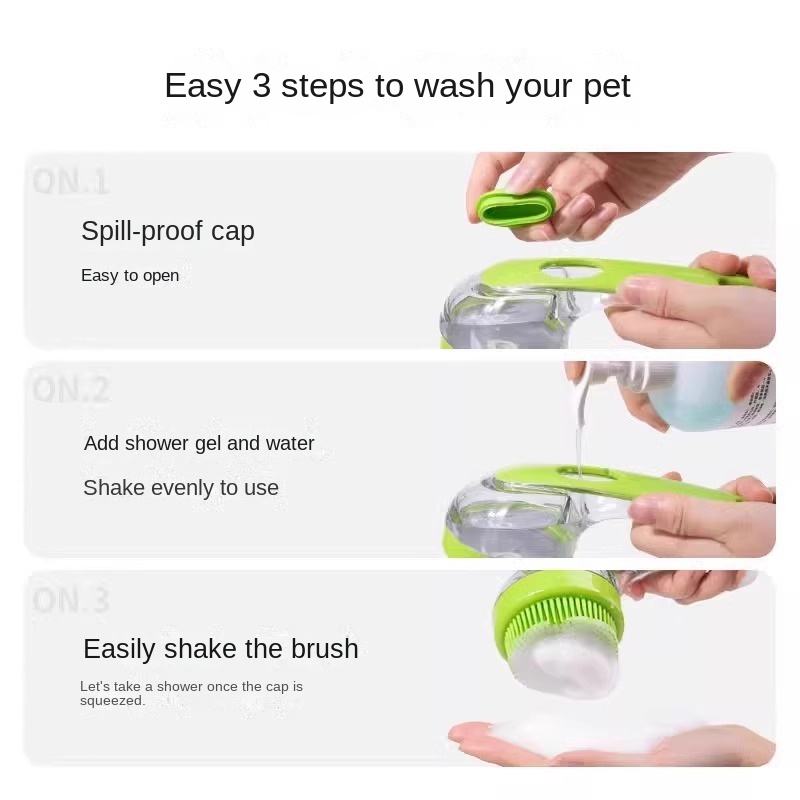 PawEquip Pet Grooming & Bath Massage Brush