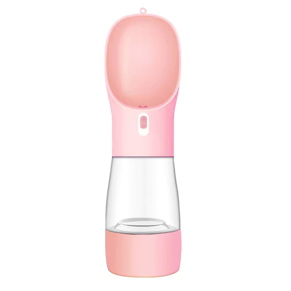 PawEquip Dual-Chamber Pet Travel Water & Snack Bottle