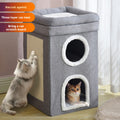 PawEquip Three-Layer Cat Nest & Scratching House