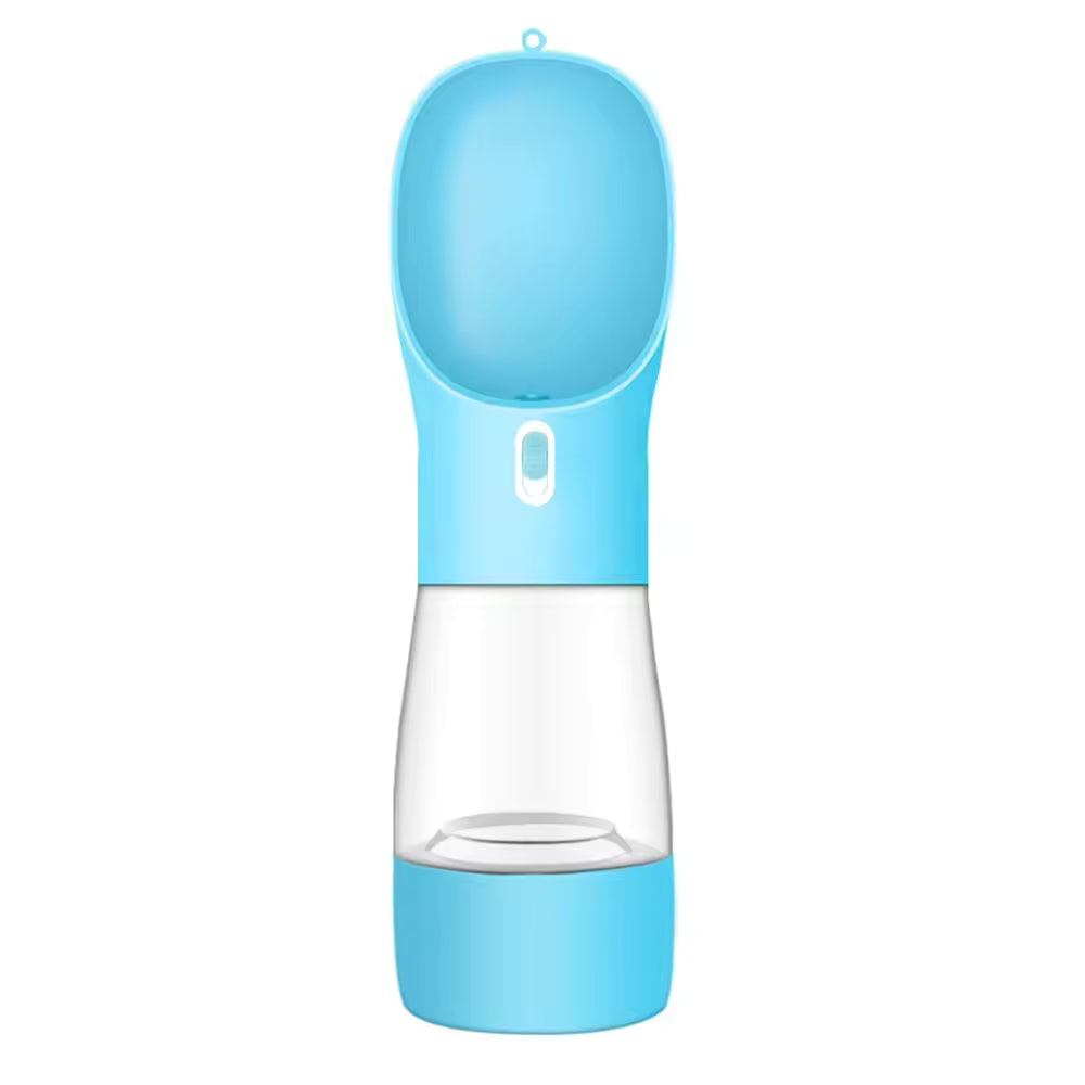 PawEquip Dual-Chamber Pet Travel Water & Snack Bottle